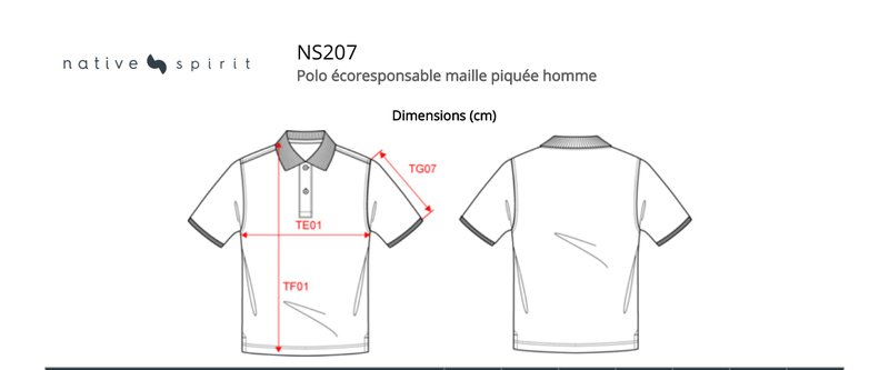 Schema mesures NS207