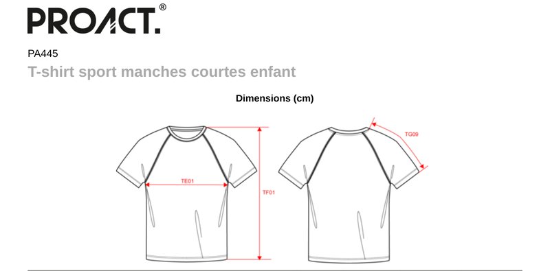Schema mesures PA445