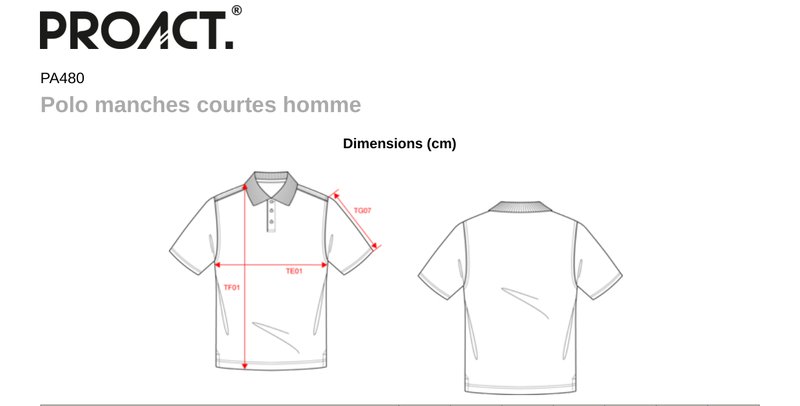 Schema mesures PA480