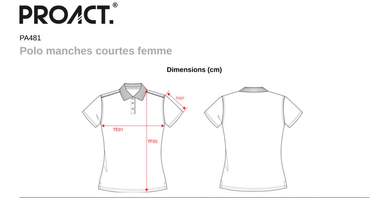 Schema mesures PA481