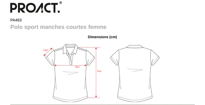 Schema mesures PA483