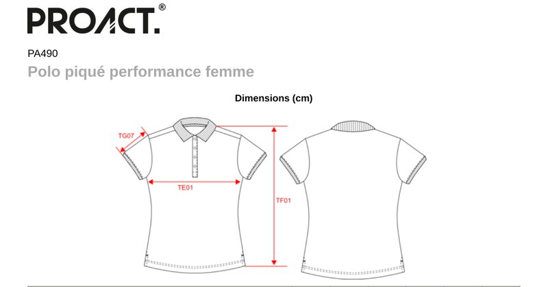 Schema mesures PA490