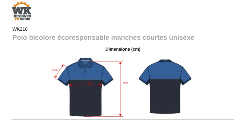 Schema mesures WK210