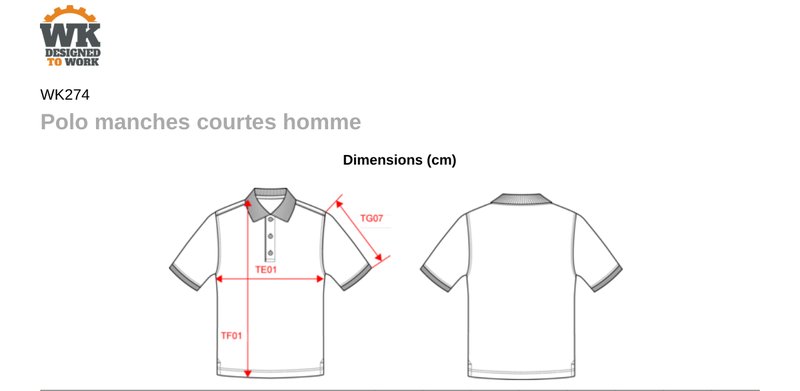 Schema mesures WK274
