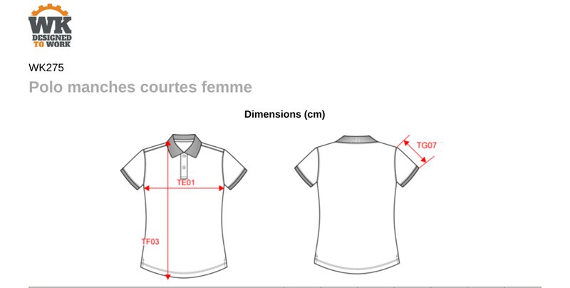 Schema mesures WK275