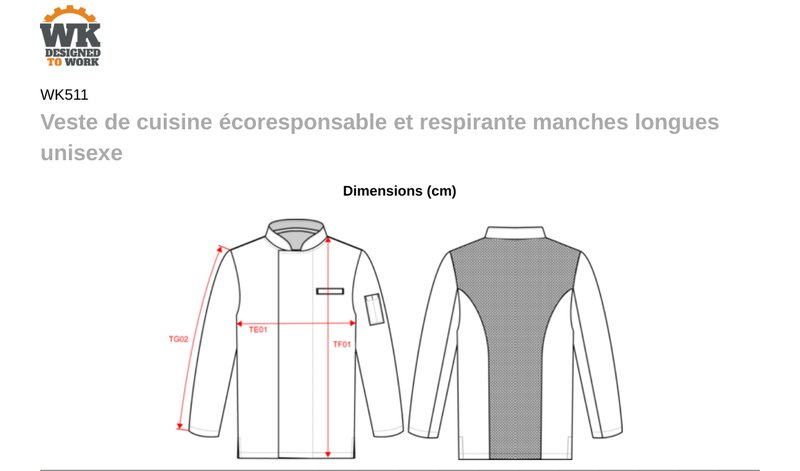 Schema mesures WK511