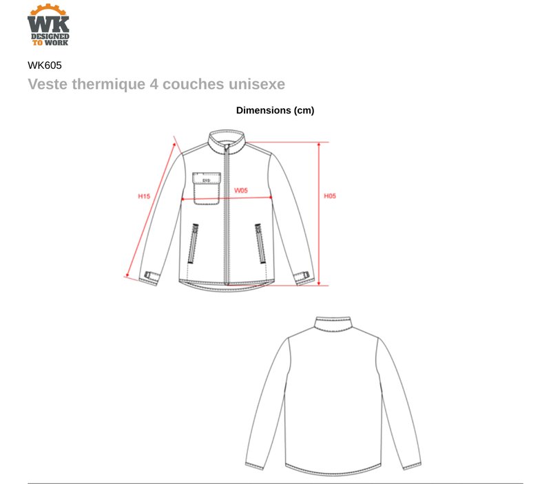 Schema mesures WK605